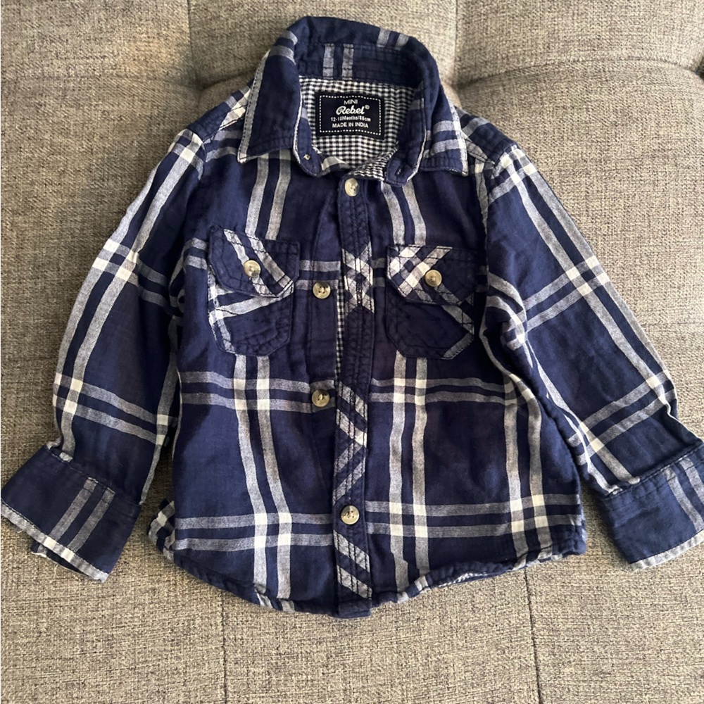 Oshkosh B’gosh Plaid Button Up